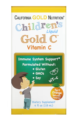 California Gold Nutrition, Children's Liquid Vitamin C