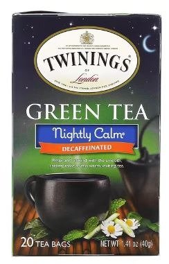 Twinings, Green Tea, Nightly Calm, Decaffeinated