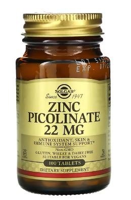 Solgar, Zinc Picolinate